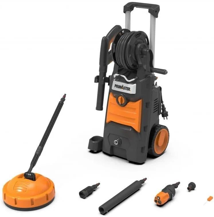 Hochdruckreiniger Primaster, Leistung 2000W 150 bar 430 l/h Flächenreiniger Dampfstrahler