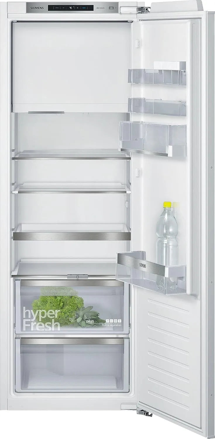 Siemens Kühlschrank KI72LADE0 iQ500, 174 kWh pro Jahr, Fassungsvermögen 248 L, Einbau mit Gefrierfach, hyperFresh Plus, LED Beleuchtung, superCooling