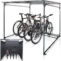 Fahrrad, Fahrradunterstand 190x188x190cm, Zeltgarage, Bicycle Parking, WIELS Fahrradgarage 4 Fahrräder, Metall Fahrradschuppen, Fahrradbox