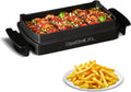 Tefal Grill XA7278, 2 Liter Fassungsvermögen, OptiGrill+ XL Backschale, Portionen 4 bis 6, in Schwarz, antihaftbeschichtete Aludruckguss-Form