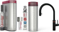 Modell mit Reservoire incl. CUBE PRO3 Quooker Flex, CUBE-Filter, und Lastenwechsler, in Schwarz