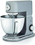 WMF Küchenmaschine, Cromargan-Rührschüssel 5 l, 8 Geschwindigkeitsstufen, steel grey, Leistung 1000 W, Profi Plus, planetarisches Rührwerk