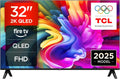 Modell 32SF560 TCL, 32 Zoll, Full HD Smart QLED Direct LED TV mit Fire TV & HDR, Metallic Design, Rahmenlos