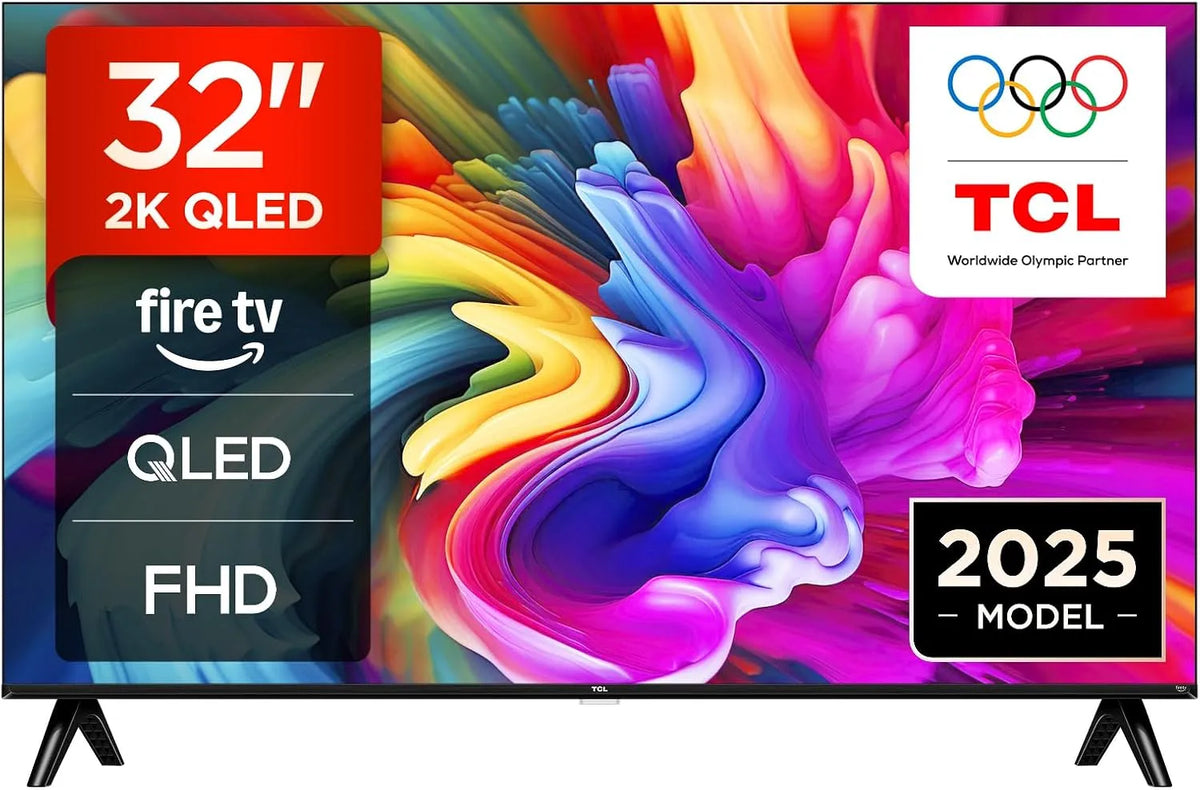 Modell 32SF560 TCL, 32 Zoll, Full HD Smart QLED Direct LED TV mit Fire TV & HDR, Metallic Design, Rahmenlos