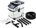 Set CLEANTEC CT 25 E Festool Absaugmobil, mit Hauptfilter, Saugschlauch, SELFCLEAN Filtersack, Fugendüse, Polsterdüse, Handrohr gebogen, Bodendüse