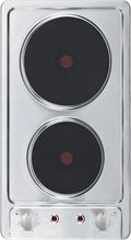 Respekta Kochfeld, Einbaukochfeld Duo Kochplatte autark 2 Platten Edelstahl, Maße 4 x 29 x 51 cm, H x B x T