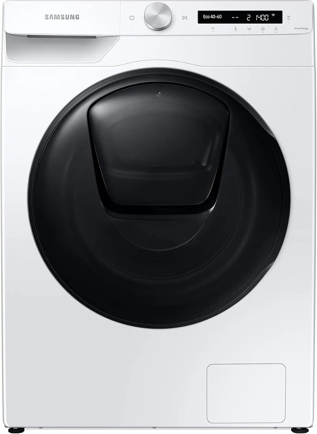 Samsung Waschtrockner WD81T554ABW/S2 1400, 8 bzw. 6 kg, min, Ecobubble, Air Wash, Weiß, AddWash, Simple Control-Bedienkonzept, Hygiene-Dampfprogramm