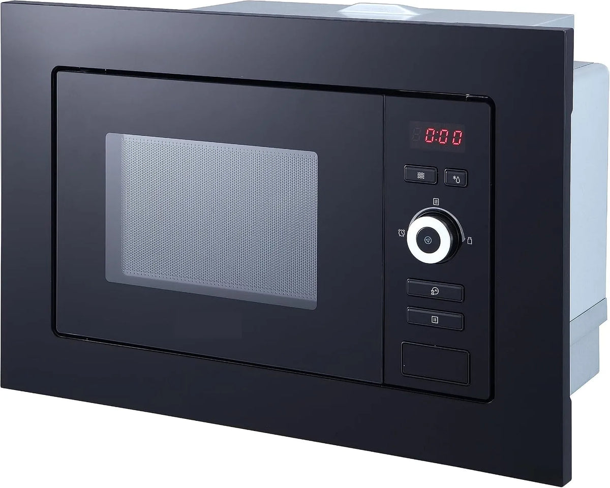 Respekta Mikrowelle MW733, Fassungsvermögen 17 L ohne Grillfunktion, 38 x 56 x 50 cm Einbaumaße, 700 Watt, Fassungsvermögen 5 Leistungsstufen