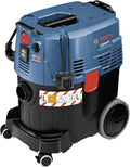 Bosch Nass-/Trockensauger GAS 35 L, inklusive. 1x Zellulose-Flachfaltenflter, 3x0,35 m Saugrohr, Schlauch 5 m mit Werkzeugmuffe, Professional AFC