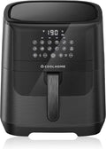 Heißluftfritteuse AF23, Fassungsvermögen 6,5 Liter, Airfryer XXL Deluxe, mit Keramikbeschichtung, in Schwarz