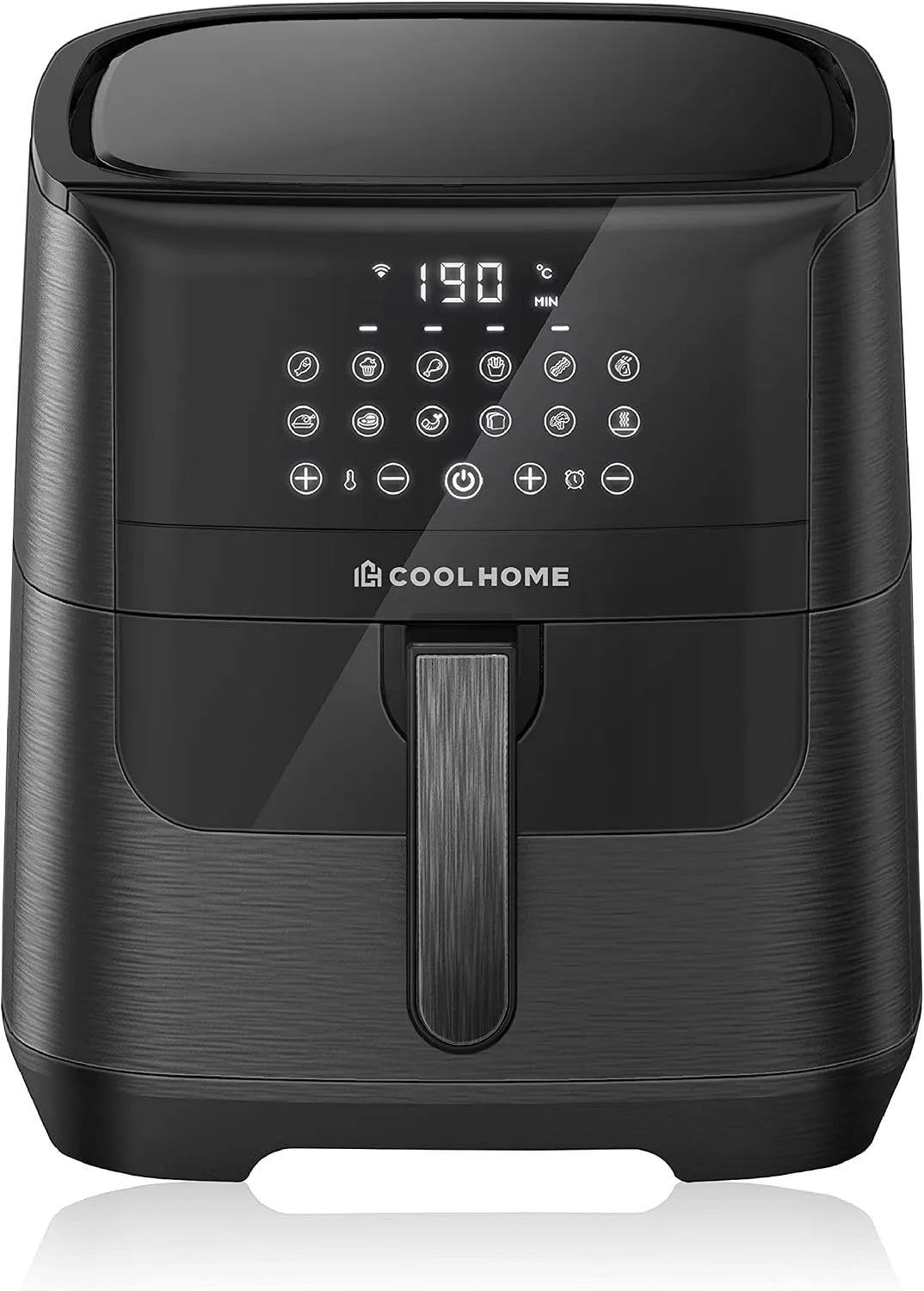 Heißluftfritteuse AF23, Fassungsvermögen 6,5 Liter, Airfryer XXL Deluxe, mit Keramikbeschichtung, in Schwarz
