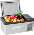 Kühlbox, Auto 15 L Elektrisch -20℃ ~10℃ Kompressor, tragbar Gefrierbox Minikühlschrank Elektrische, Energieklasse B, für Auto, LKW, Boot