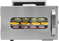Timerfunktion 24h Dörrautomat Edelstahl, 30-90℃ Temperaturregler, LCD-Touch-Display
