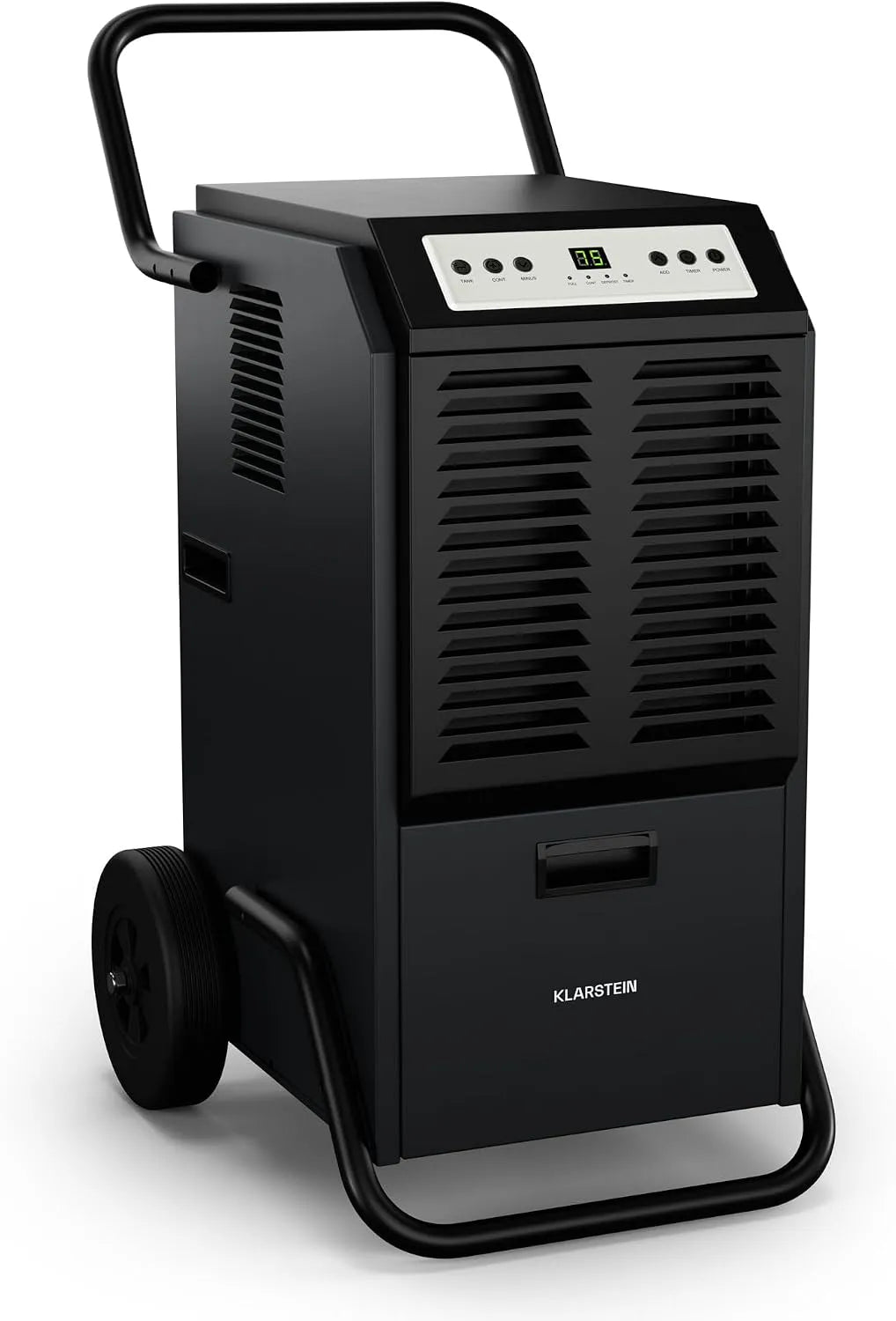 Klarstein Luftentfeuchter, DuraDry 70L, ≤52 dB, 70L/Tag, Fassungsvermögen 70L, Fassungsvermögen 5,5L Tank, Für Keller & Große Räume bis 100 m², Mobil