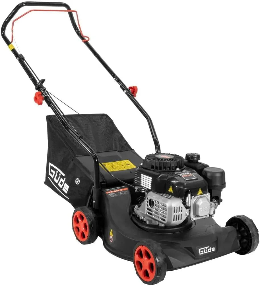 Güde Rasenmäher 95441, 1,8/2,45, kW, 4-Takt Power-Engine Motor, in Schwarz, ECO Wheeler 412.1 P, Schnittbreite 410 mm, PS