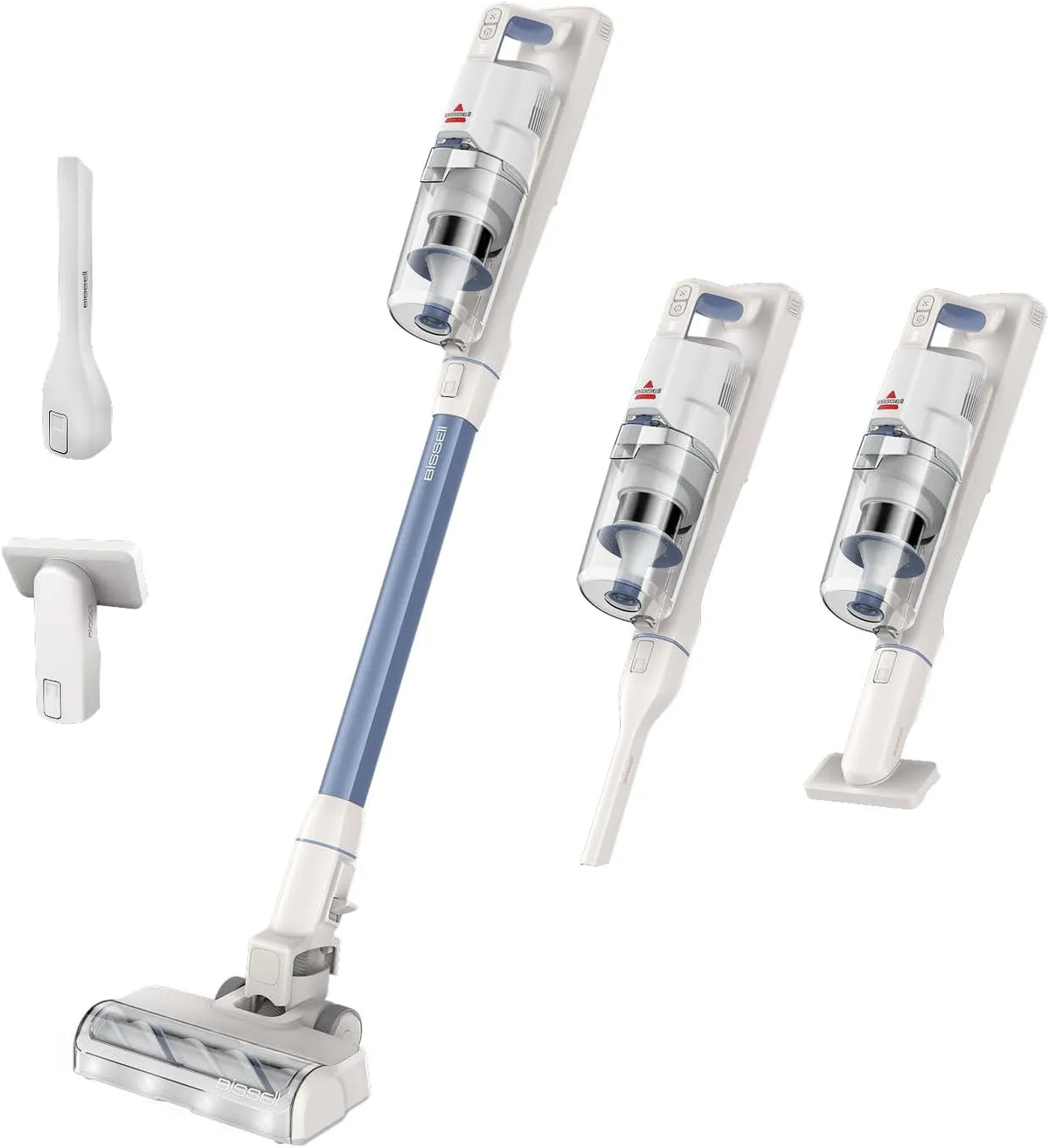 Staubsauger 3-in-1-Staubsauger 40Min 4261N Bissell PowerClean, kabelloser, Leistung 200W, Abnehmbarer 2000mAh Akku, HEPA-Filter, LED-Leuchten
