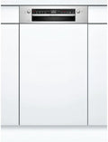 Bosch Geschirrspüler SPI2IKS10E, 78 kWh pro 100 Zyklen, 9 MGD, Extra Trocknen, Home Connect, Serie 2 Teilintegriert, Breite 45 cm, Edelstahl