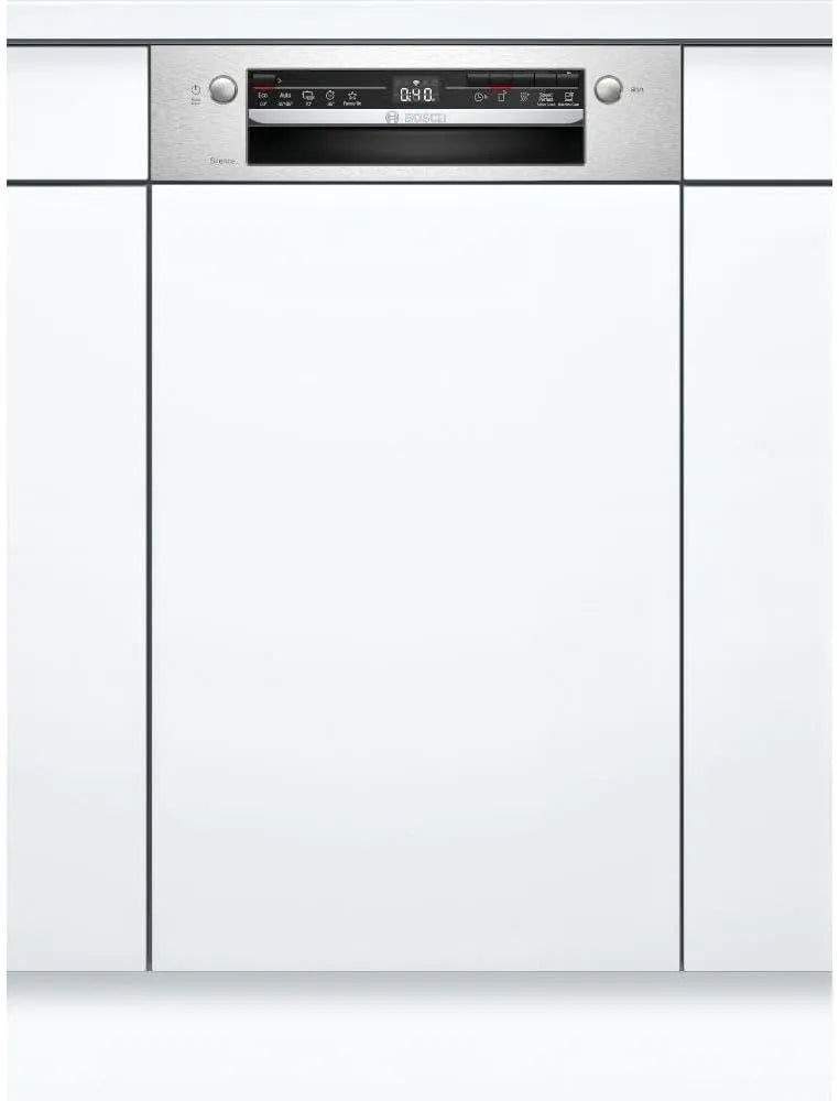 Bosch Geschirrspüler SPI2IKS10E, 78 kWh pro 100 Zyklen, 9 MGD, Extra Trocknen, Home Connect, Serie 2 Teilintegriert, Breite 45 cm, Edelstahl